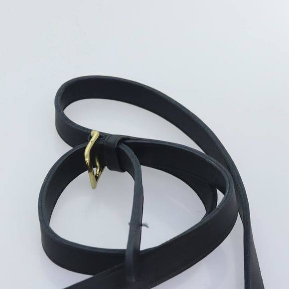 Coach Hand Bag Leather 2way Black Auth am6884 - Picture 15 of 16